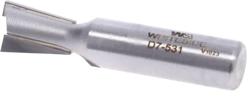 Miniatura 3 de Whiteside D7-530 Broca de enrutador de cola de milano de 7 grados: diámetro grande de 17/32 pulgadas, profundidad de corte de 3/4 pulgadas, vástago
