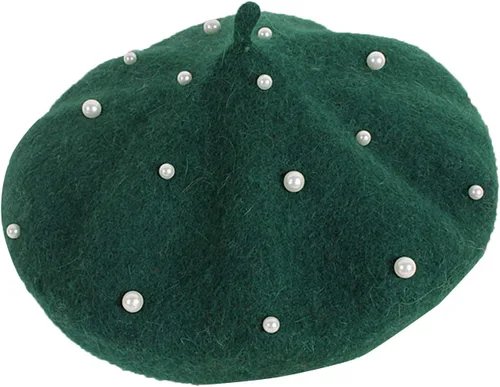 Miniatura 21 de Gorros de boina de perlas para bebés y niñas, sombreros de lana para fiesta de bebé, sombreros de primavera y verano, accesorios para bebés de 2 a 6