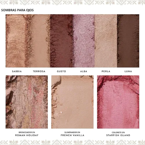Miniatura 3 de LAURA GELLER NEW YORK Lo mejor de lo mejor paleta horneada - Sueños toscanos - Tamaño completo - Incluye bronceador, rubor, resaltador y 6 sombras