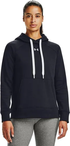 Miniatura 3 de Under Armour Rival - Sudadera con capucha para mujer, de vellón, sin botones