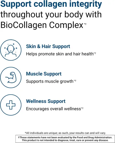 Miniatura 3 de ActivatedYou Complejo de colágeno a base de plantas BioCollagen para mujeres y hombres, diseñado para promover la firmeza de la piel, la fuerza