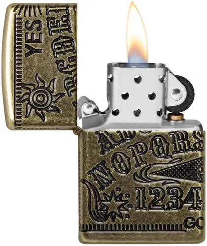 Miniatura 3 de Encendedores Zippo Armor Deep Carve Latón