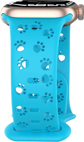 Miniatura 15 de Correa de silicona compatible con Apple Watch Band de 1.496 in, 1.575 in, 1.614 in, 1.654 in, 1.732 in, 1.772 in, 1.772 in, 1.772 in, 1.772 in, Humo