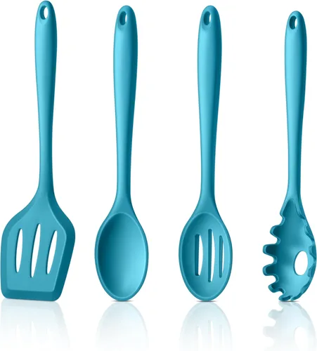Miniatura 8 de LIANYU Juego de 4 piezas de utensilios de cocina, utensilios de cocina de silicona de grado alimenticio, herramientas de cocina de estilo granja