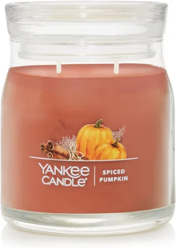 Miniatura 7 de Yankee Candle - Vela perfumada en tarro grande de 22 onzas, clásica, de solo una mecha, más de 110 horas de combustión, para aromaterapia, otoño e
