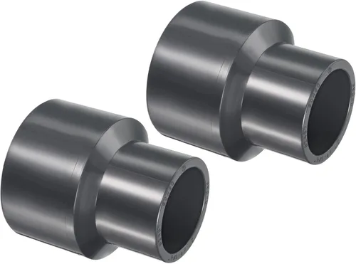 Miniatura 47 de PATIKIL UPVC Reductor de tubería de montaje de 1-1/2 "x 1" Socket Schedule 80, conector adaptador de acoplamiento recto, gris