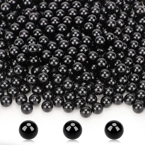 Miniatura 23 de Suream 7500 cuentas pulidas sin agujeros para organizador de brochas de maquillaje, perlas redondas brillantes para relleno de jarrón, cuentas