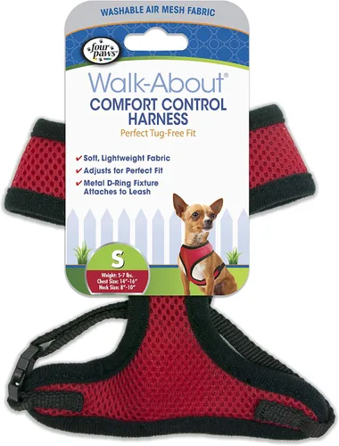 Miniatura 16 de Four Paws Comfort Control - Arnés para perro, color negro, extra pequeño