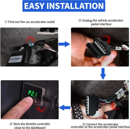 Miniatura 6 de Controlador de respuesta del acelerador, acelerador de pedal de carreras electrónico inteligente de 9 velocidades de 9 modos para Toyota Tacoma FJ