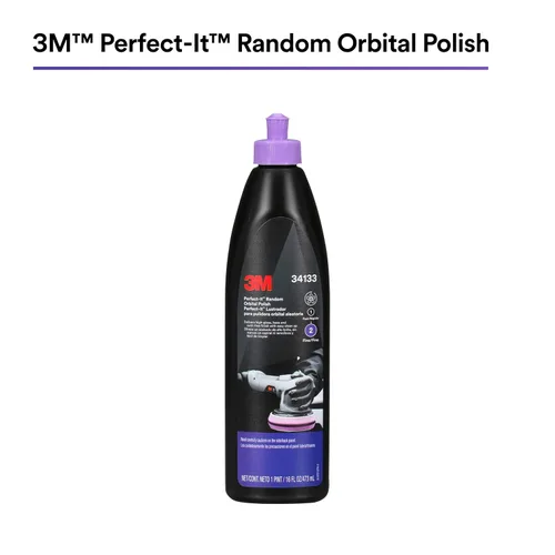 Miniatura 2 de 3M Perfect-It - Pulidor orbital aleatorio, 34133, 1 pinta, pulidor de corte rápido para pulir y pulir automotrices, acabado de alto brillo