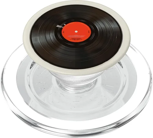 Miniatura 7 de Red Vinyl Record Player Vinyl Collector Retro Music Lover PopSockets Adhesive PopGrip