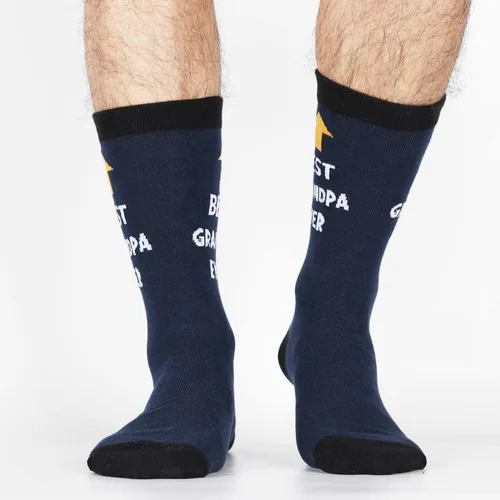 Miniatura 6 de Veachog Calcetines para abuelos para hombres, regalos de cumpleaños para papá, tío, hermano, hijo, marido, novio, suegro, regalos de jubilación