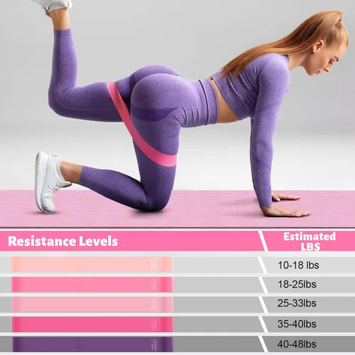 Miniatura 7 de RoundFunny Juego de 18 anillos de pilates esenciales para mujer, anillo de pilates y pelota de resistencia al tobillo, correa de yoga, calcetines