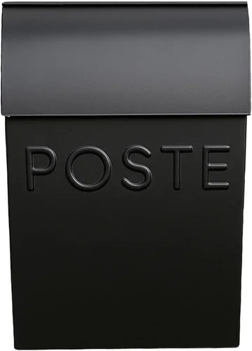 Miniatura 10 de NACH Buzones para Montaje en Pared Exterior, 15 x 9.5 x 4 pulgadas, Buzón de Pared Montado en la Pared y Soporte para Periódicos en Negro, Buzón