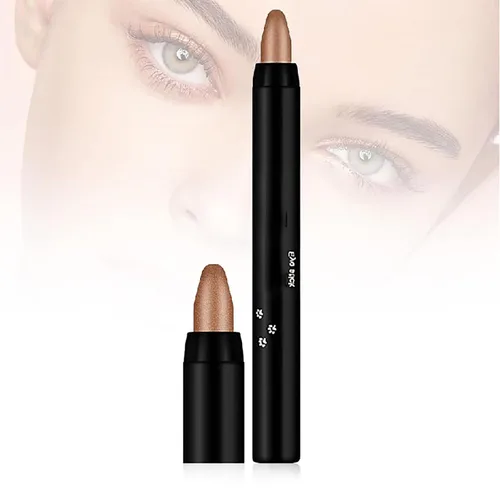 Miniatura 11 de Sombra de ojos en barra brillante, 16 sombras de ojos resaltadoras en lápiz, sombra de ojos con brillo impermeable, lápiz delineador de ojos, sombra