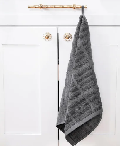 Miniatura 7 de All-Clad Toallas de cocina sólidas: altamente absorbentes, súper suaves de larga duración, 100% algodón, 17 x 30 pulgadas para limpiar y secar Peltre