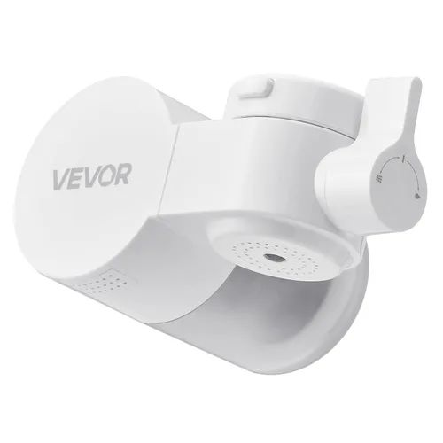 Miniatura 12 de VEVOR Filtro de agua de montaje en grifo, purificador de agua horizontal para grifo de fregadero, filtro de fibra de carbono certificado NSF, Blanco