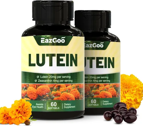 Miniatura 8 de Luteína para ojos, luteína 20 mg, suplementos de luteína y zeaxantina, suplementos para los ojos, alivio de la fatiga ocular y apoyo para la salud