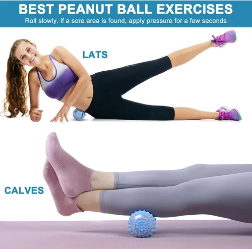 Miniatura 6 de Uppye Pelota de masaje vibratoria para aliviar el dolor, pelota de movilidad para terapia física y recuperación de entrenamiento, herramientas