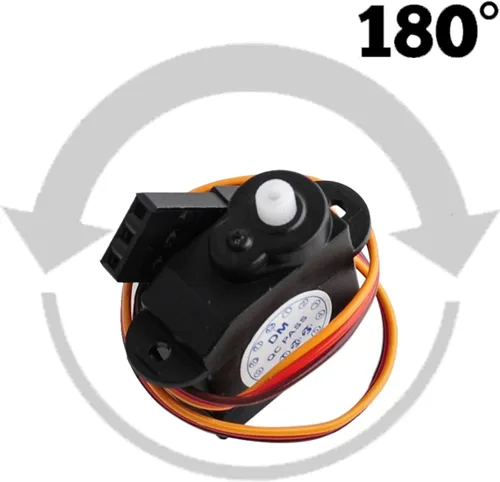 Miniatura 2 de 0.07 oz RC Micro servo 0.07 oz sub mini servo 180 grados DM-S0020 4.8V-6V para RC Hobby piezas (2PCS)