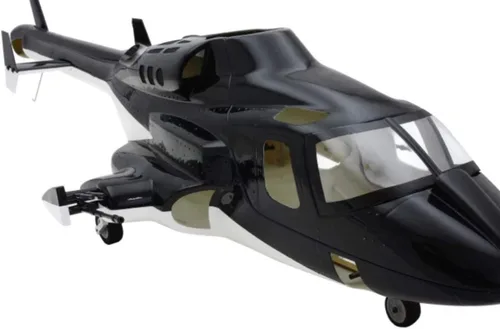 Miniatura 4 de Helicóptero RC Airwolf 450 fuselaje prepintado para helicópteros de tamaño 450. Adecuado para casi todos los helicópteros de 450 tamaños
