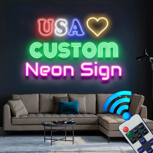 Letreros de neón personalizados con luces LED, regalos personalizados para fiesta de boda, cumpleaños, boda, fiesta, nombre, letreros de neón