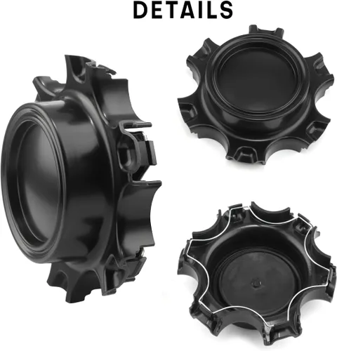 Miniatura 7 de Tapacubos de rueda de 5.315 in (5.31 pulgadas), color negro mate para #H659-TRD, 1 unidad