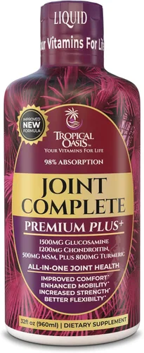 Miniatura 7 de Joint Complete Premium - Suplemento líquido para articulaciones con glucosamina, condroitina, MSM, ácido hialurónico - para huesos y articulaciones