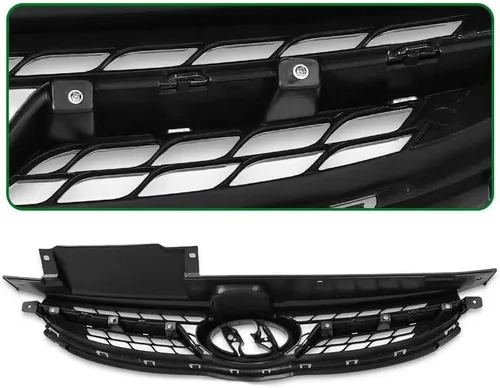 Miniatura 6 de Rejilla de parachoques superior compatible con Hyundai Elantra GLS/GL/L/Limited 2011 2012 2013