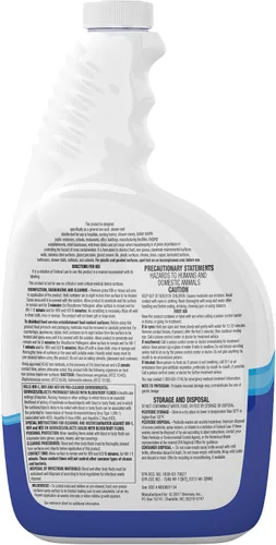 Miniatura 3 de VIREX Diversey CBD540540 Limpiador desinfectante líquido multiusos, mata el 99.9% de los gérmenes y elimina olores, aroma a limón, spray listo