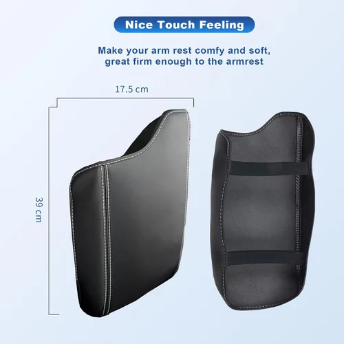Miniatura 6 de CDEFG Funda de consola central para 2019, 2020, 2021, 2022, funda para reposabrazos de camioneta, funda para reposabrazos, cojín para codo, funda