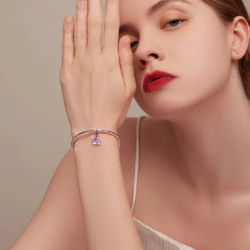 Miniatura 2 de VOROCO Atrapasueños con diseño de estrella de café y luna para pulsera de plata de ley 925 y cuentas para pulsera y collar, joyería de bricolaje