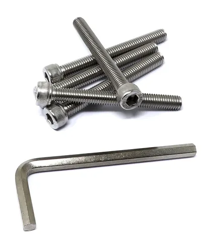 Miniatura 81 de iexcell 25 piezas M4 x 60/65/70/75/3.150 in paso de rosca 0.028 in acero inoxidable 304 cabeza hexagonal Tornillos Tornillos surtido Kit