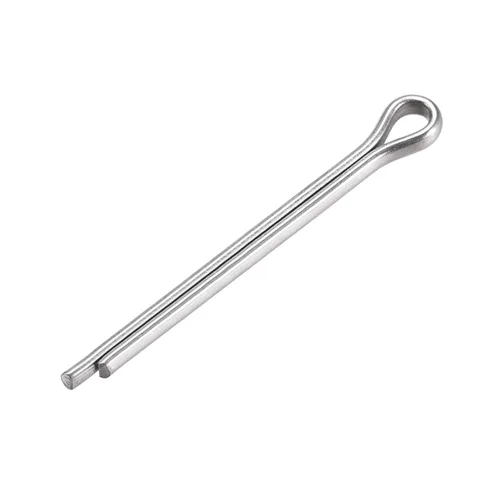 Miniatura 10 de uxcell Pasador de chaveta dividido, 0.039 in x 0.394 in, acero inoxidable 304, 2 puntas, llave de clip de sujeción en tono plateado, 30