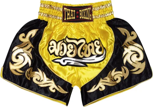 Miniatura 2 de SIAMKICK Pantalones cortos de Muay Thai para niños (4 años a 10 años), boxeo, kickboxing, artes marciales mixtas para niños y niñas