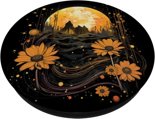 Miniatura 2 de Floral Flowers Marigolds PopSockets Swappable PopGrip