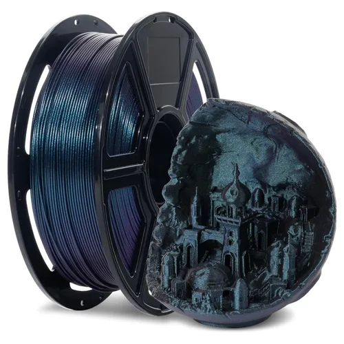 Miniatura 24 de FLASHFORGE High Speed Chameleon PLA Multicolor Púrpura Abisal, Impresión Rápida Máx 500 mm/s, Filamento PLA con Cambio de Color 1.75 mm, Cambia