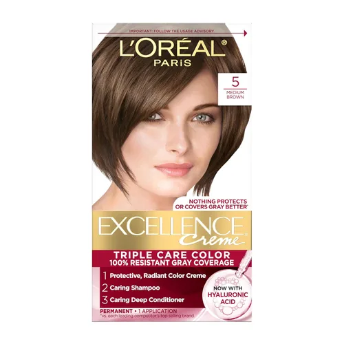 Miniatura 26 de L'Oreal Paris Excellence Crème - Tinte permanente para el cabello, color de cabello de triple cuidado, complejo Pro-Keratine para una cobertura