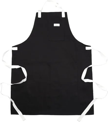Delantales cósmicos de grado profesional para chef y cocina con bolsillos, 34 x 26 pulgadas, delantal de cocina para servidor, parrilla, hornear