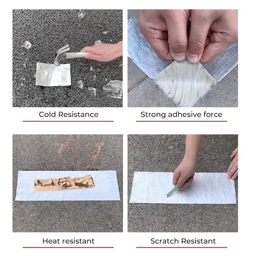 Miniatura 7 de Cinta impermeable de butilo de 2 pulgadas x 16.4 pies, cinta a prueba de fugas para exteriores para reparación de plástico y metal, reparación