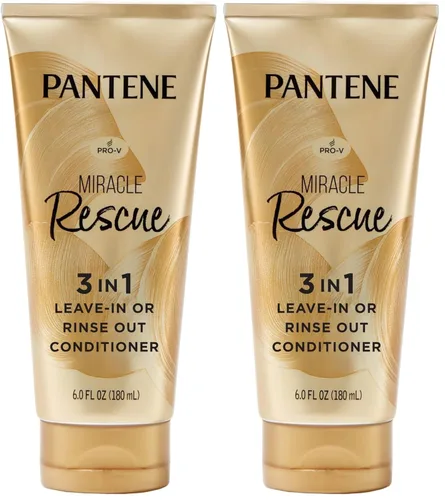 Miniatura 12 de Pantene Miracle Rescue - Acondicionador sin enjuague 3 en 1, acondicionador con enjuague, protector térmico para cabello, desenredante