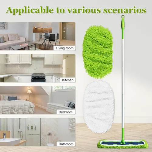 Miniatura 6 de Almohadillas XL para trapeador compatibles con Swiffer XL Sweeper, paños de barrido secos extra grandes, repuestos de almohadillas húmedas XL, paños