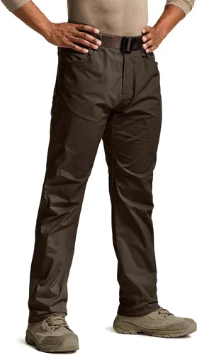 Miniatura 92 de CQR – Pantalones tácticos elásticos tipo cargo para hombre, resistentes al agua, de tela ripstop (antidesgarros), ligeros, ideales para uso diario