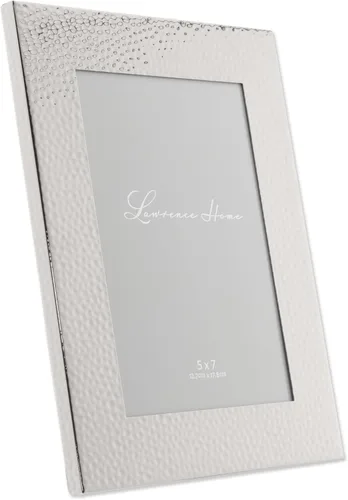 Miniatura 2 de Lawrence Frames Marco de metal, martillado, plateado Plata