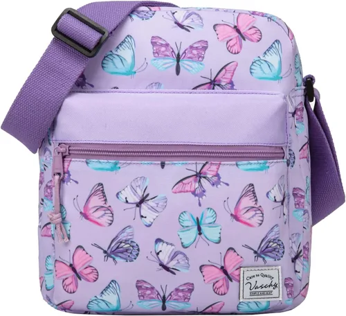 VASCHY Bolso cruzado para niñas, ligero y pequeño, bolso de hombro tipo mensajero, regalo para preadolescentesadolescentes y niños pequeños