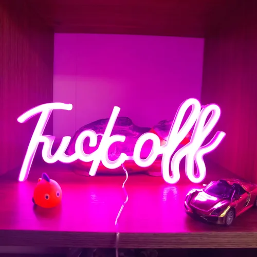 Miniatura 13 de Letrero de neón que funciona con pilas, luces de noche de neón colgantes para adolescentes, dormitorio, sala de juegos, decoración de pared