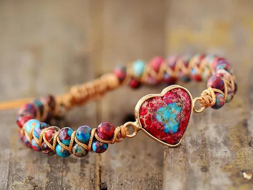 Miniatura 6 de ZOSOJONA Women Handmade Boho Wrap Bracelets Natural Stone Variety Beads Strand Bracelet