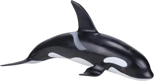 Miniatura 2 de MOJO Gran figura pintada a mano de orca realista de juguete de vida silvestre 8.7 x 3.5 x 3.3