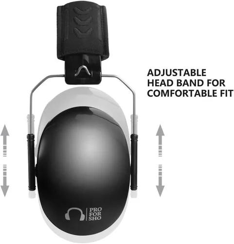 Miniatura 4 de Pro For Sho All Terrain Safety Ear Protection - Larger Size Foldable Ear Muffs Lighter Weight & Maximum Hearing Protection