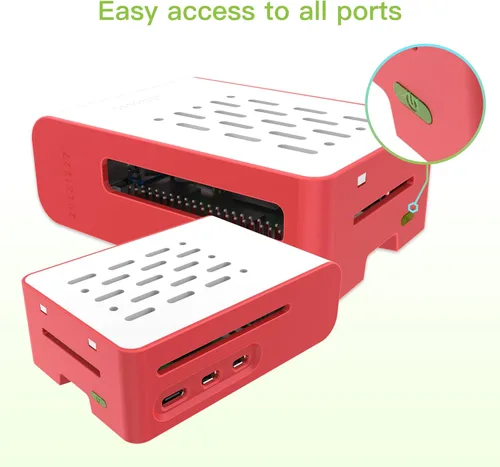 Miniatura 8 de Kit básico de iRasptek para Raspberry Pi 5 RAM 4GB con carcasa Pi 5 y refrigerador activo